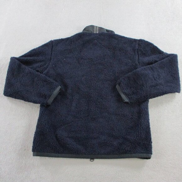 Canada Goose Kelowna Fleece Jacket Mens Medium Navy Blue Sherpa Pile NWOT Coat - Picture 3 of 13